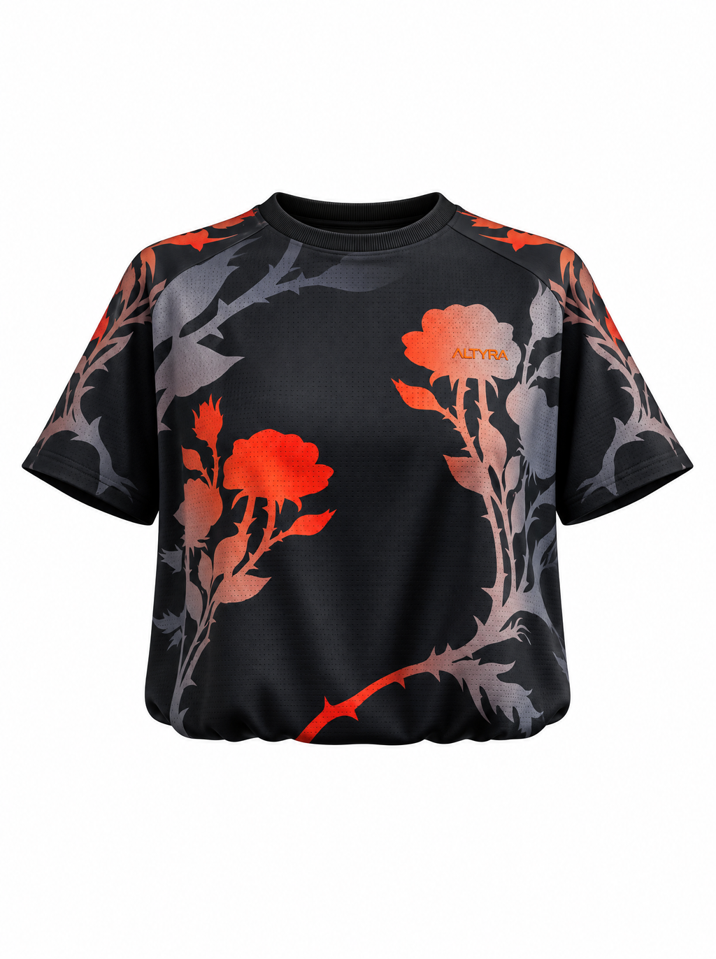 Bubble T-shirt with build-in bra