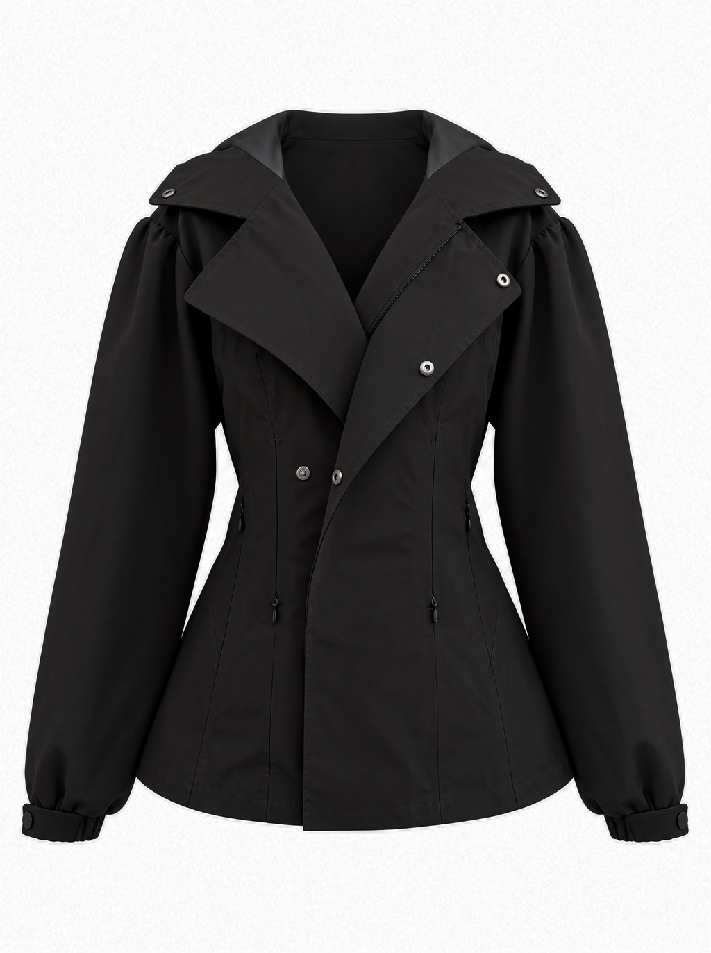 Tailored lace-up hardshell