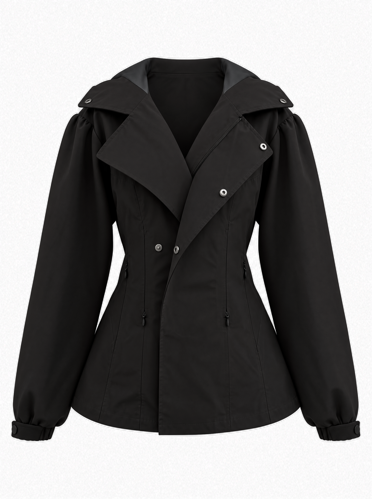 Tailored lace-up hardshell