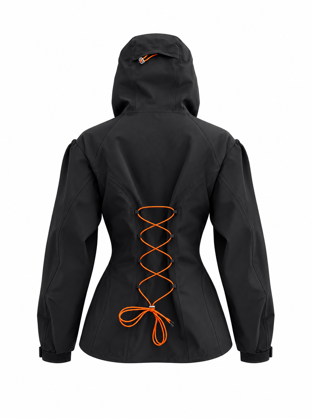 Tailored lace-up hardshell